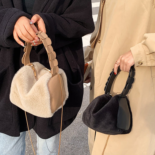 Furry Crossbody Hand Bag