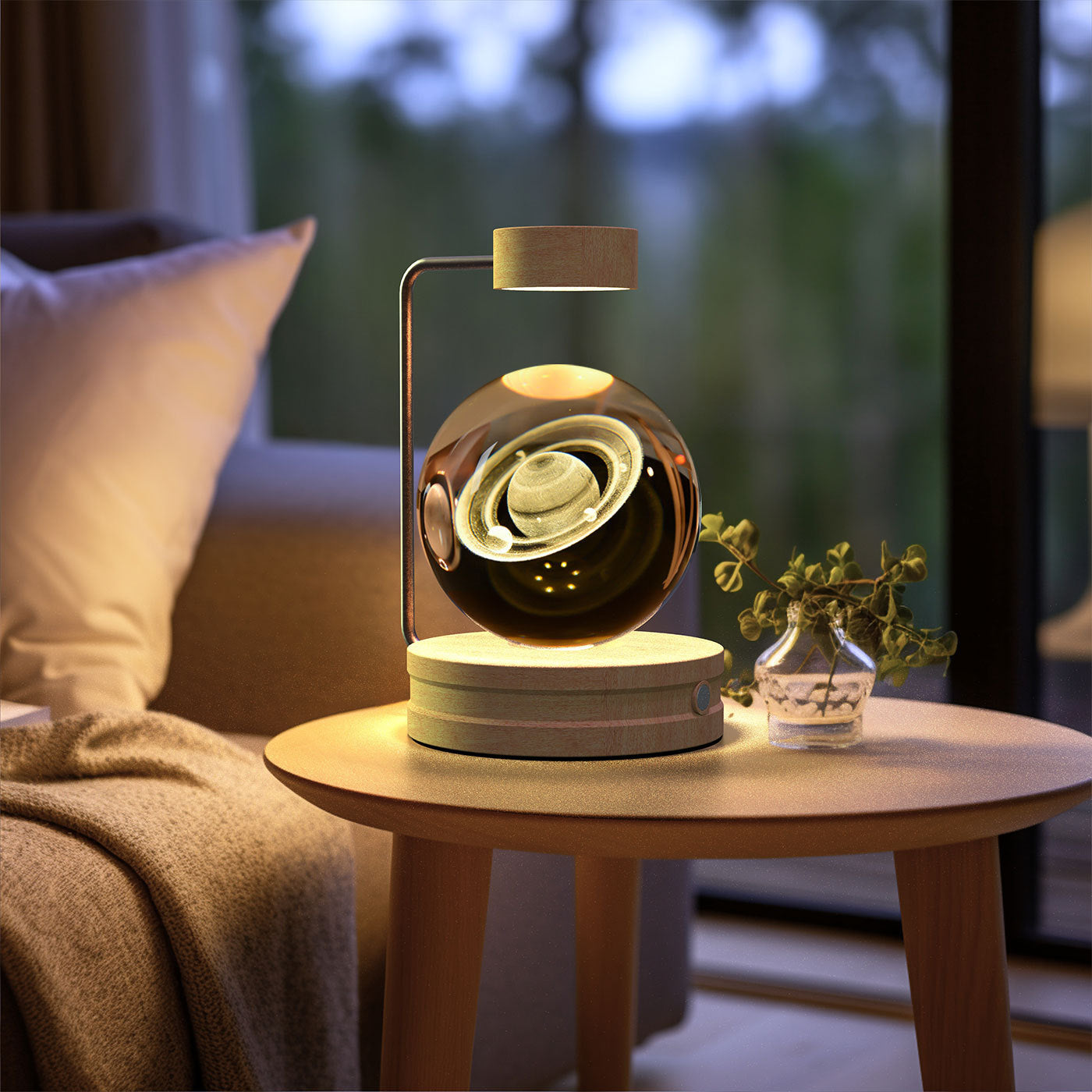 Crystal Ball Cosmic Night Lamp