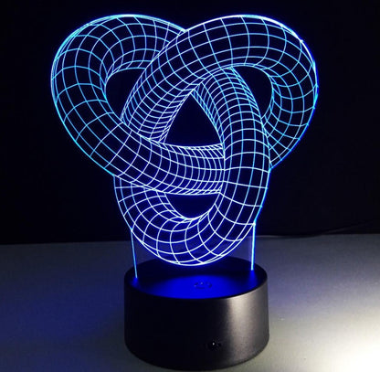 Knot 3D Optical LED Lamp