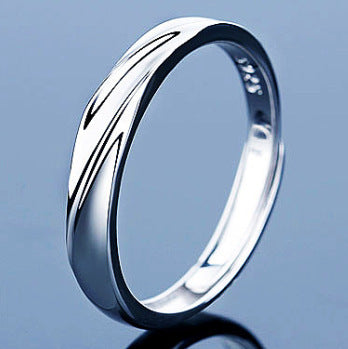 Crossing Intertwined Couple Ring