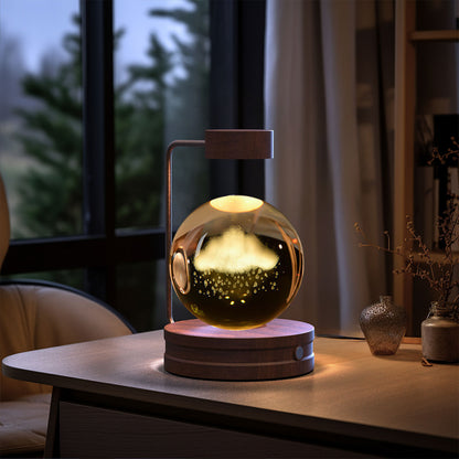 Crystal Ball Cosmic Night Lamp