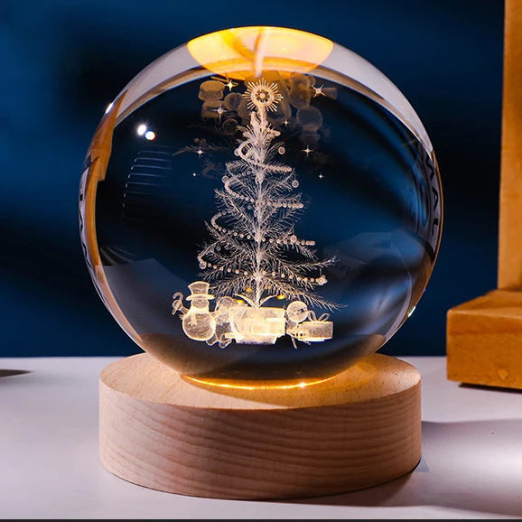 Luminous Crystal Ball Night Lamp