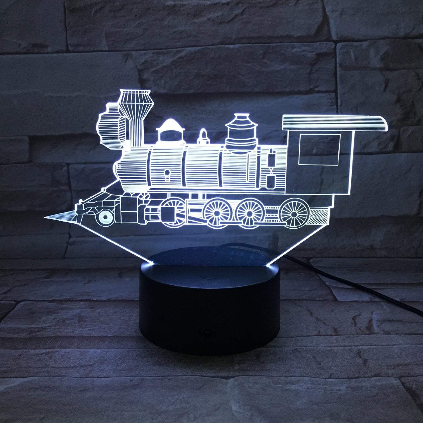 3D Locomotive Night Light