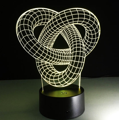 Knot 3D Optical LED Lamp