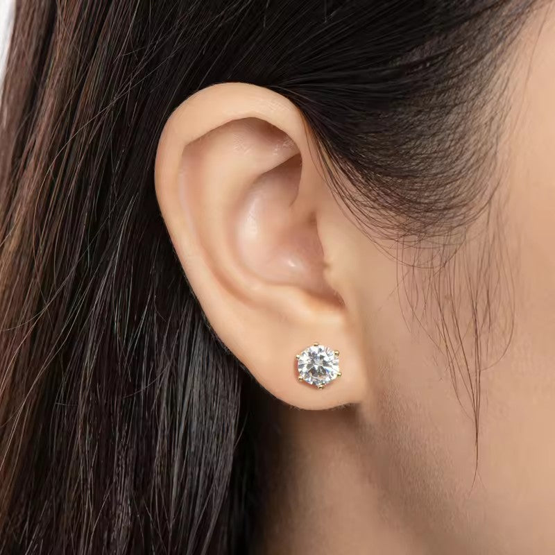 Rhinestone Ear Studs Women's