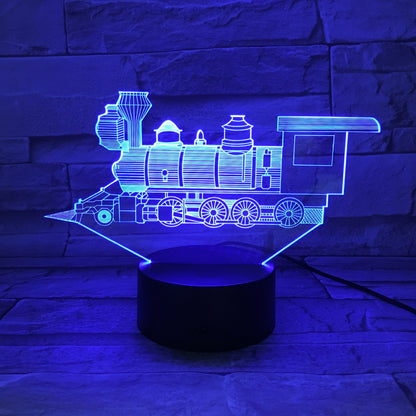 3D Locomotive Night Light