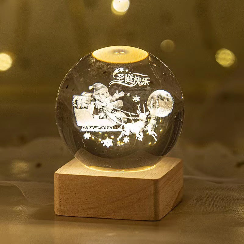 Luminous Crystal Ball Night Lamp