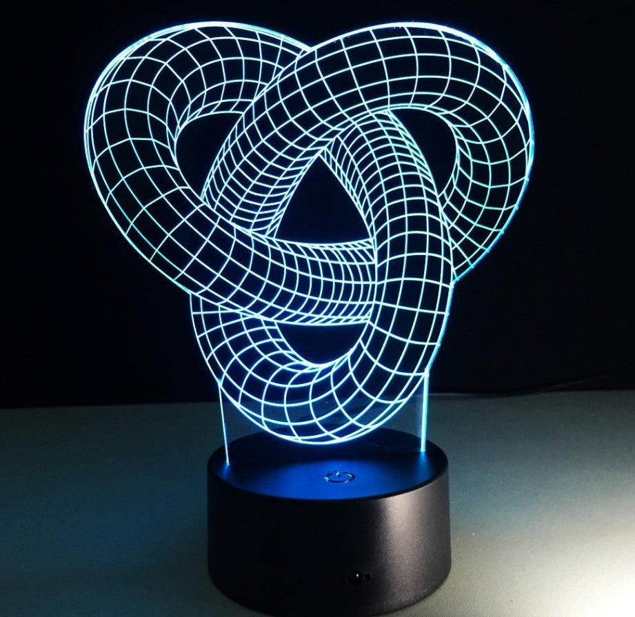 Knot 3D Optical LED Lamp