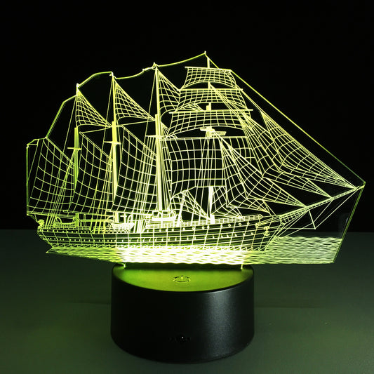 Creative sailing 3D light