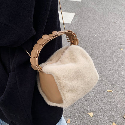 Furry Crossbody Hand Bag