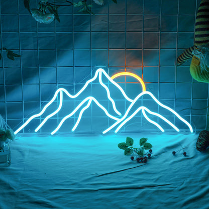 Mountain Sunrise LED Neon Light