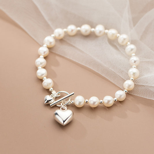 Light Bead Bracelet Heart-shaped