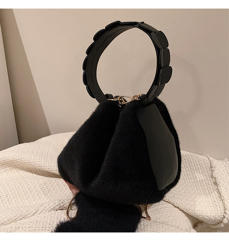 Furry Crossbody Hand Bag