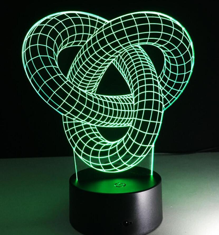 Knot 3D Optical LED Lamp