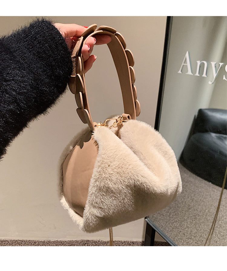 Furry Crossbody Hand Bag