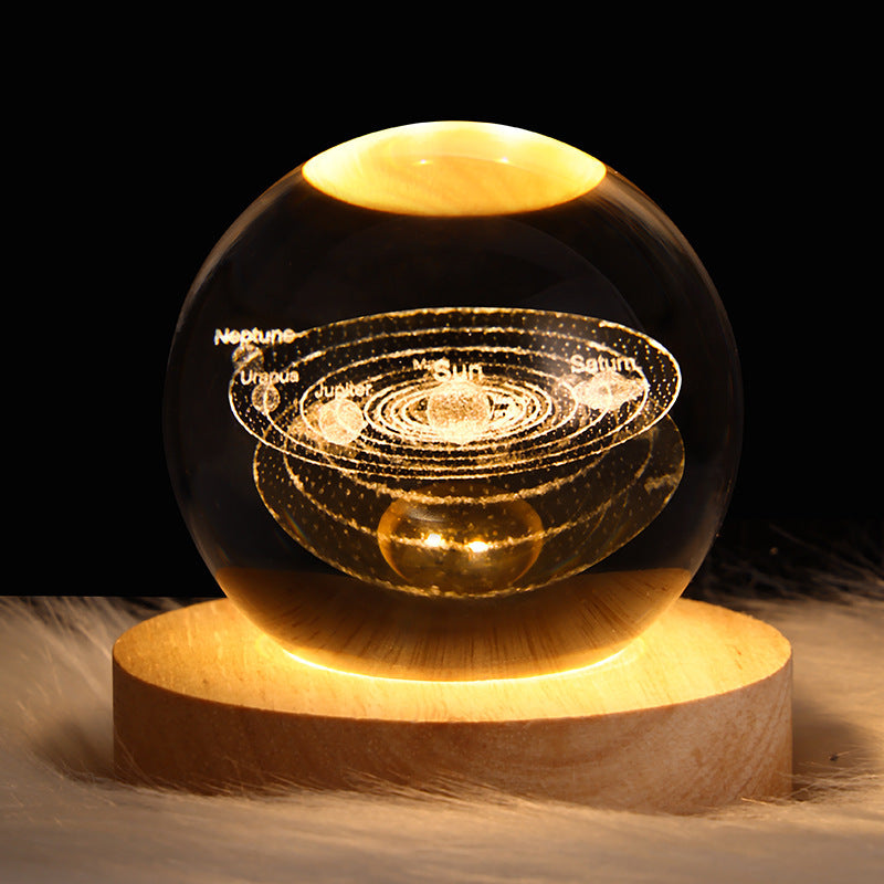 Luminous Crystal Ball Night Lamp