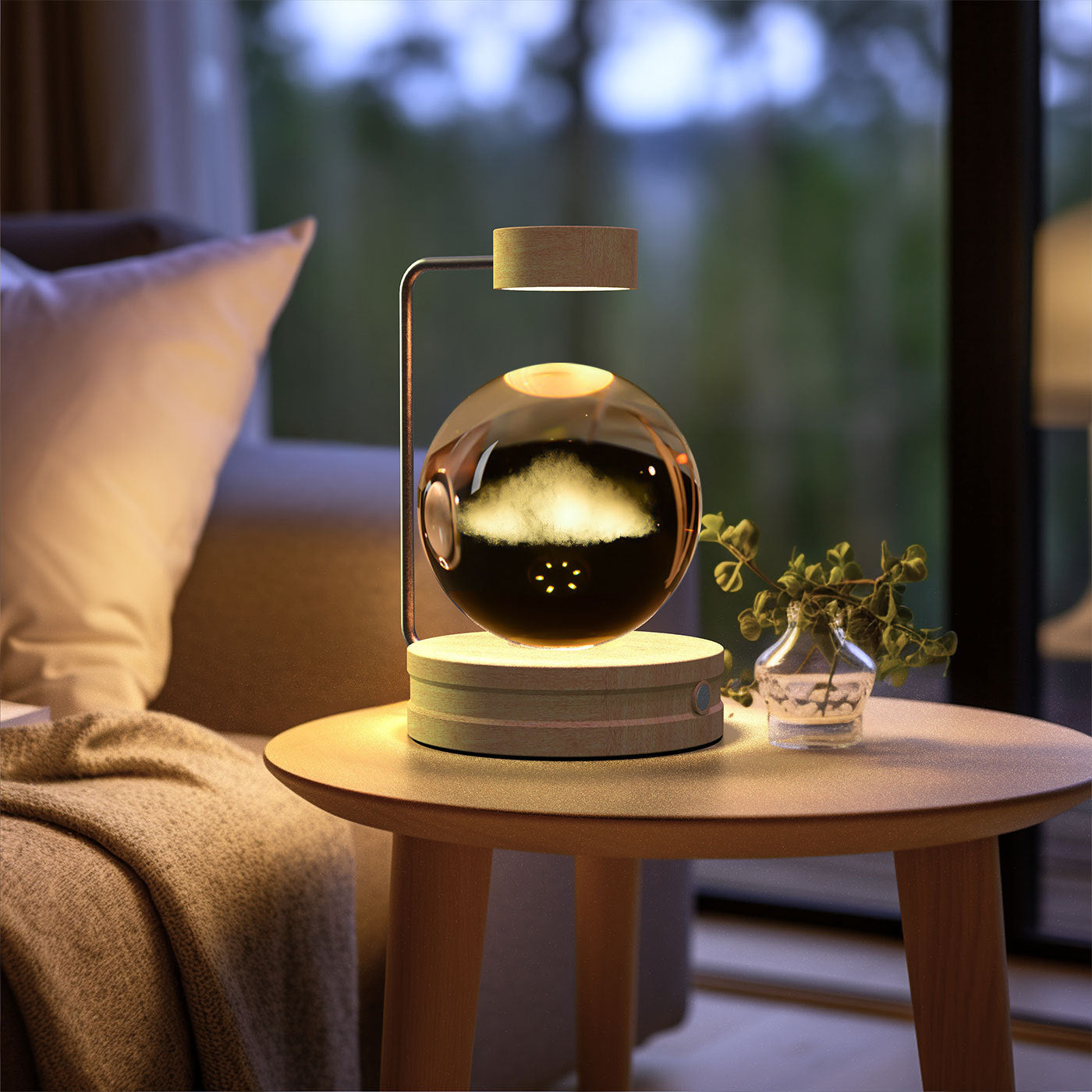 Crystal Ball Cosmic Night Lamp