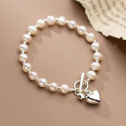 Light Bead Bracelet Heart-shaped