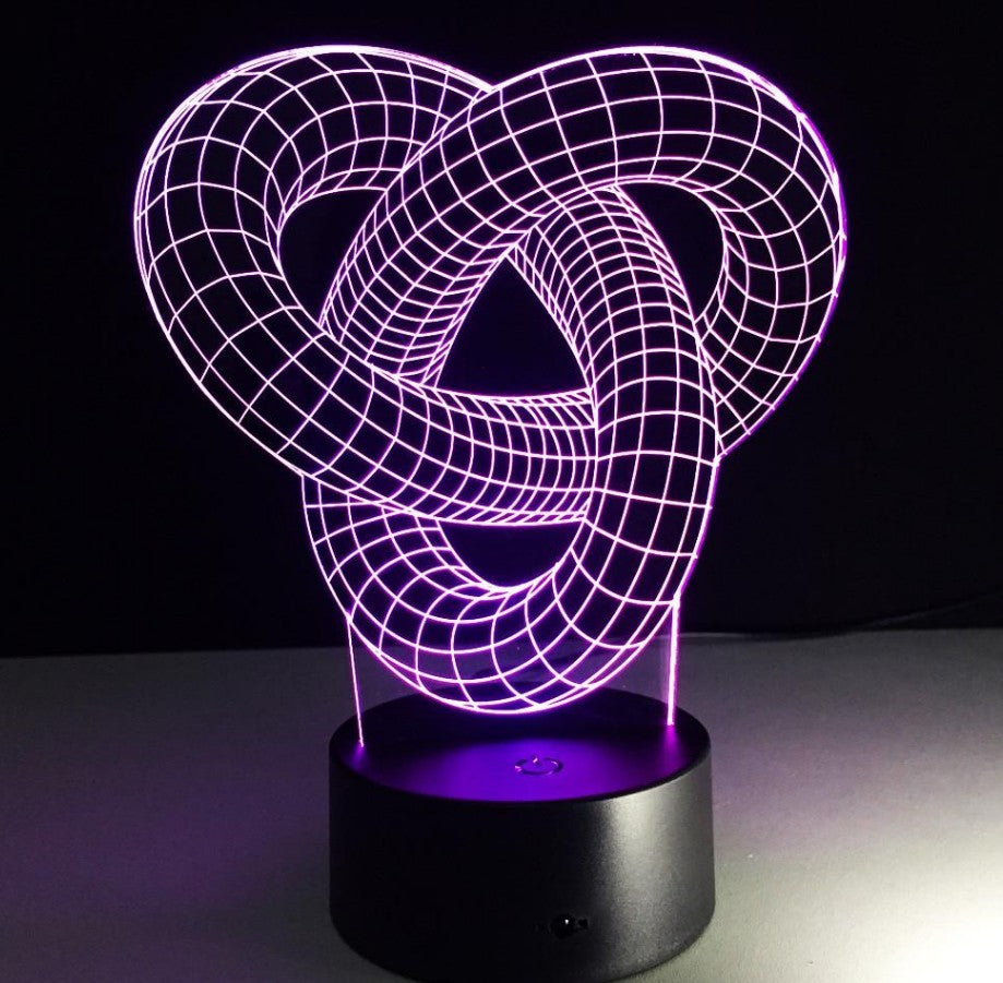 Knot 3D Optical LED Lamp