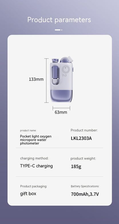 Light Oxygen Water Photometer