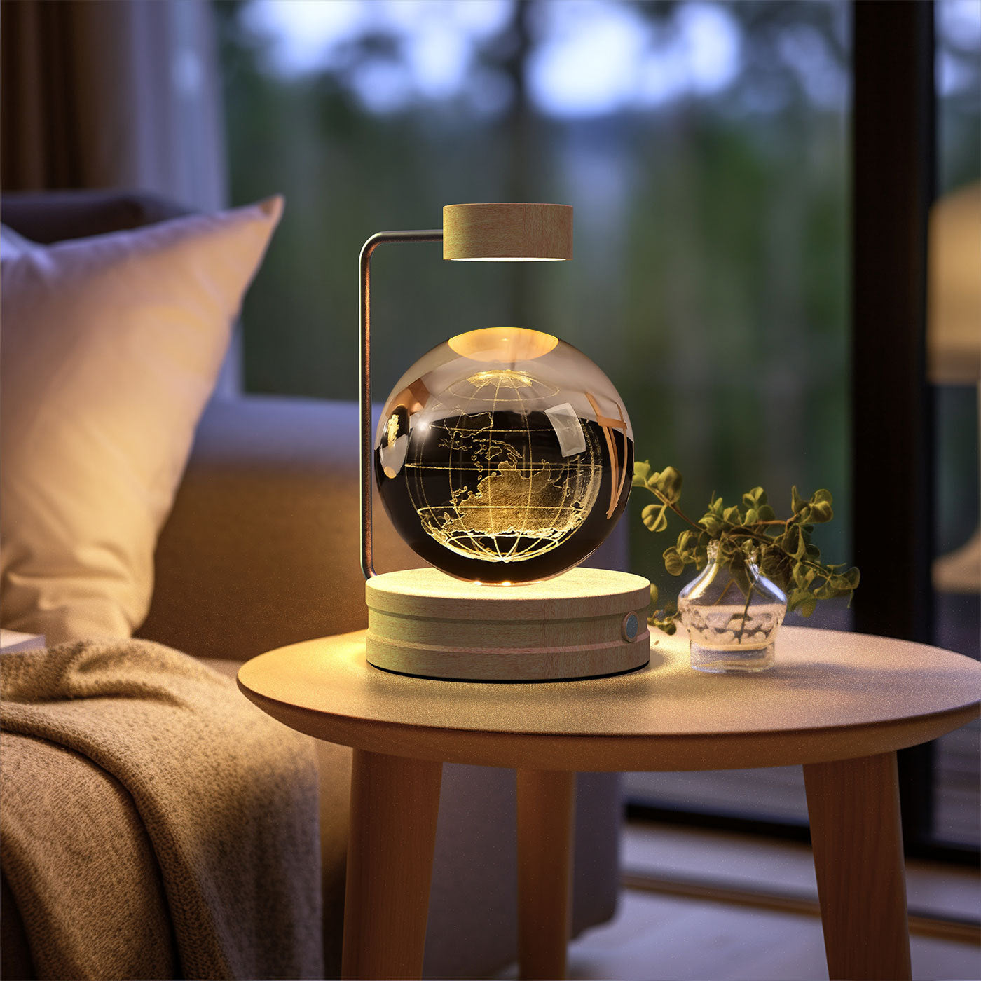 Crystal Ball Cosmic Night Lamp