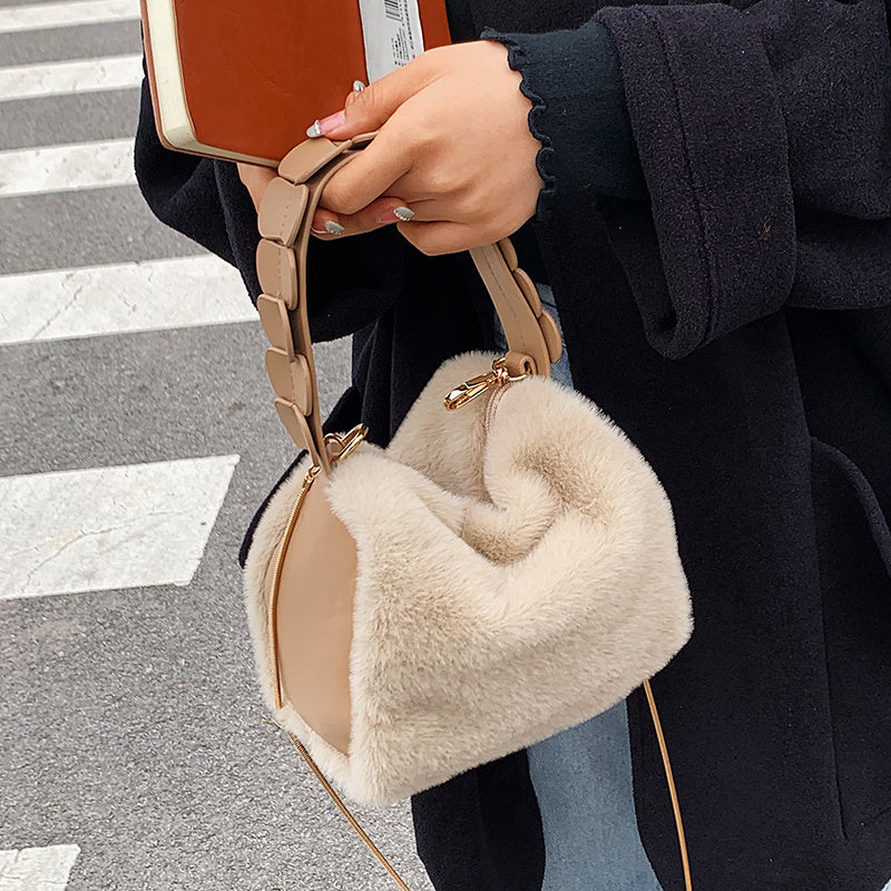 Furry Crossbody Hand Bag