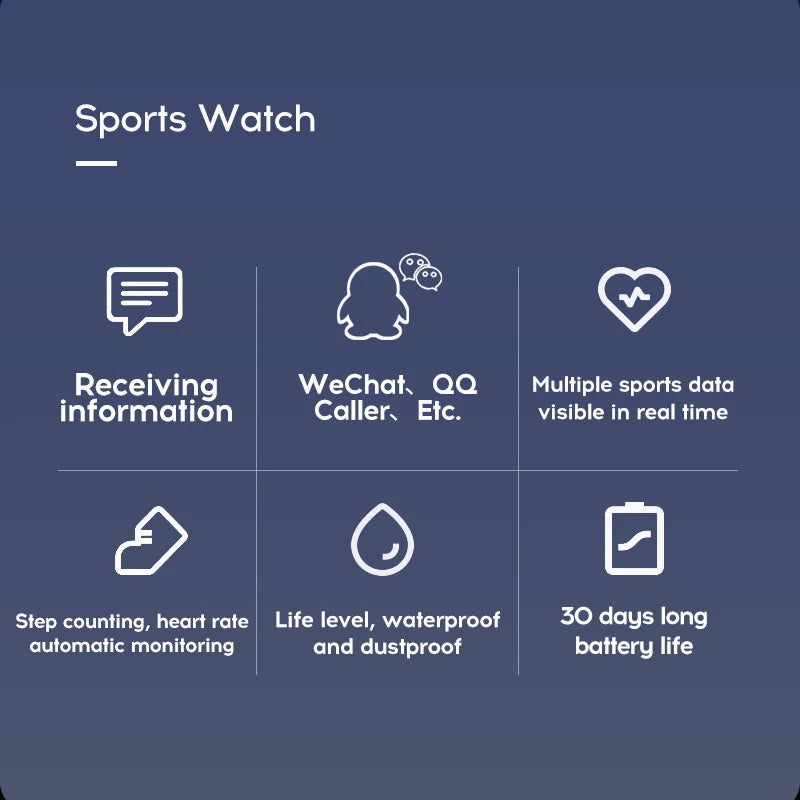 Smart Watch Waterproof Health Monitor