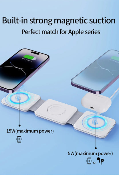 Magnetic Portable Wireless Charger Pad