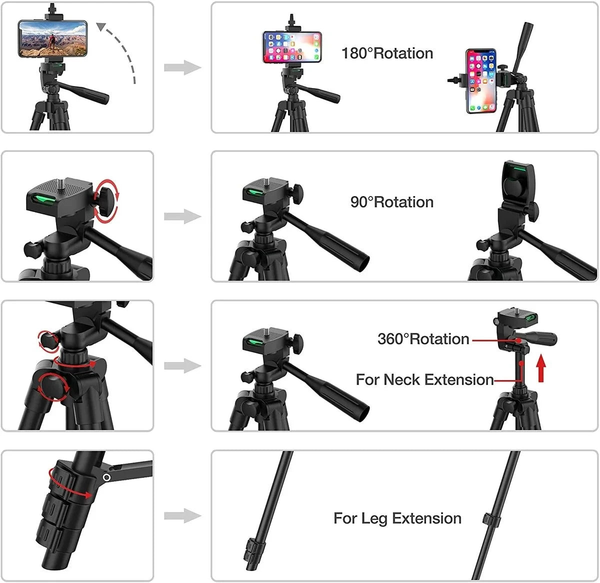 Tripod For Phone Video Recording Photography