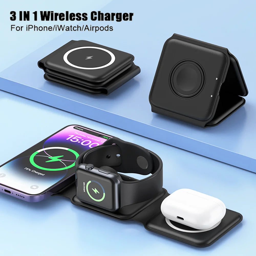 Magnetic Portable Wireless Charger Pad