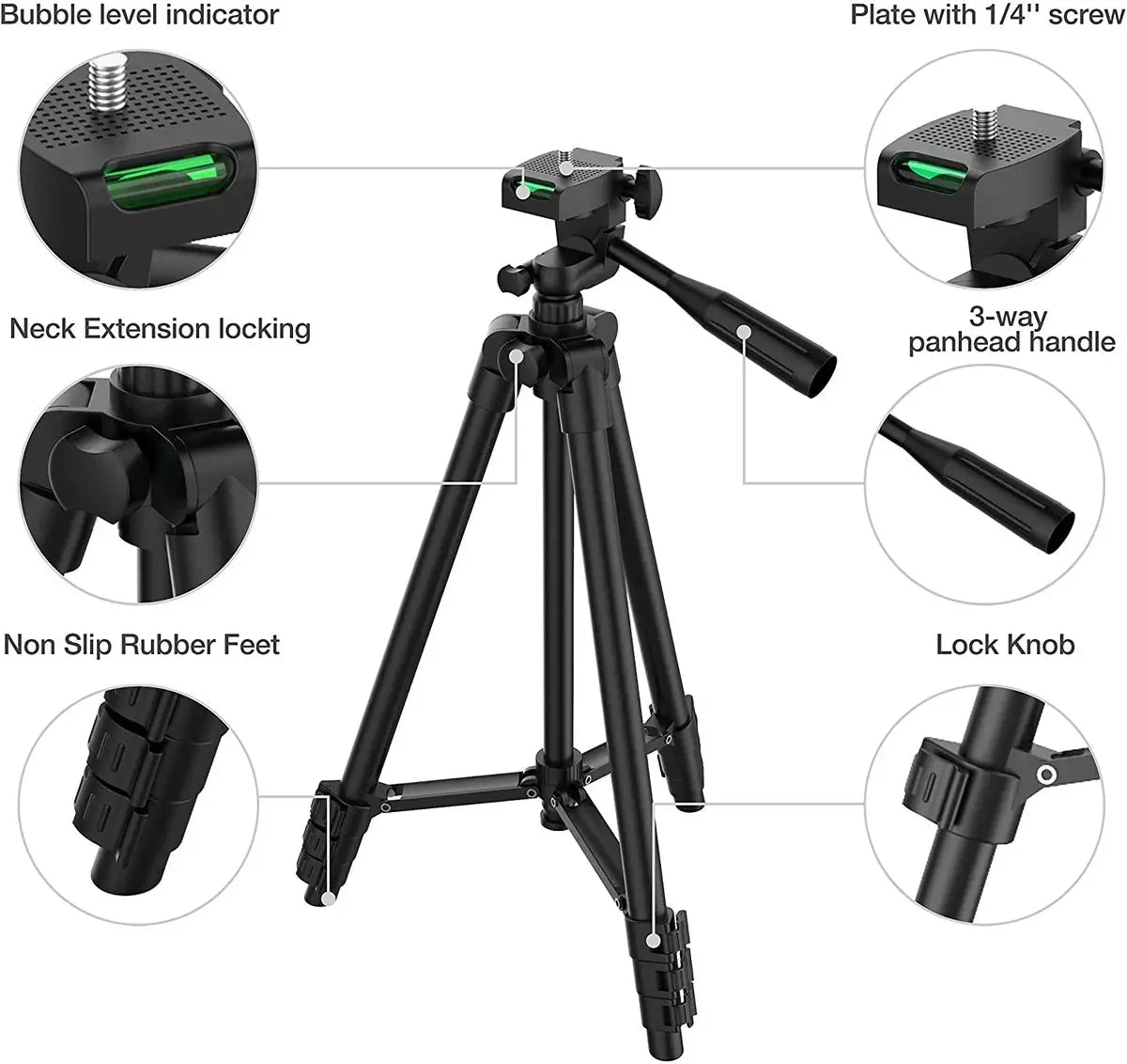 Tripod For Phone Video Recording Photography