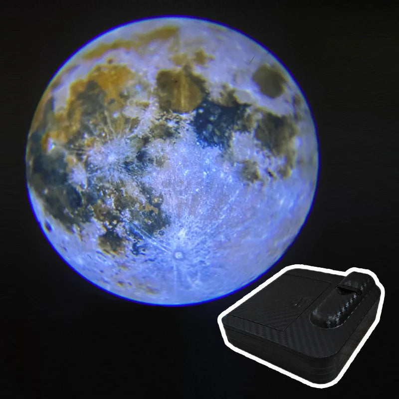 Moon Projection Lamp Galaxy Light