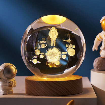 Luminous Crystal Ball Night Lamp