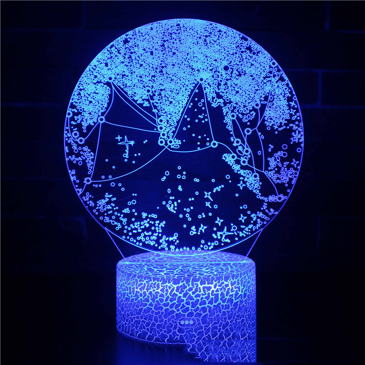 Creative 3D Light LED Bedside