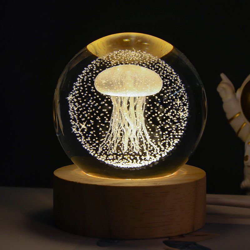 Luminous Crystal Ball Night Lamp