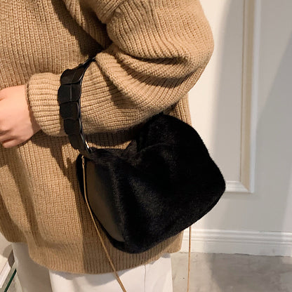 Furry Crossbody Hand Bag