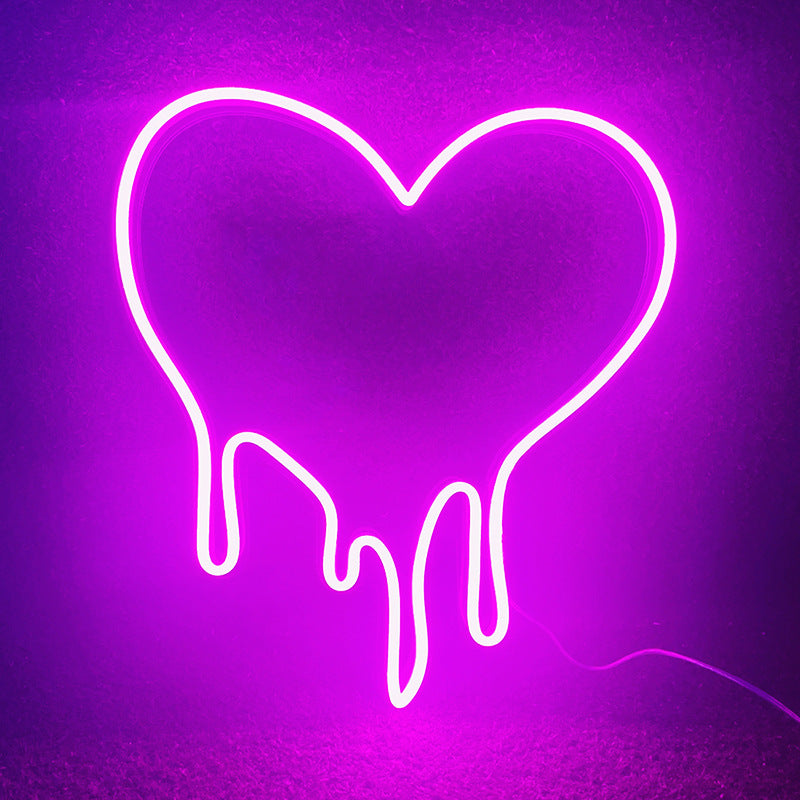 Melting Heart LED Neon Light