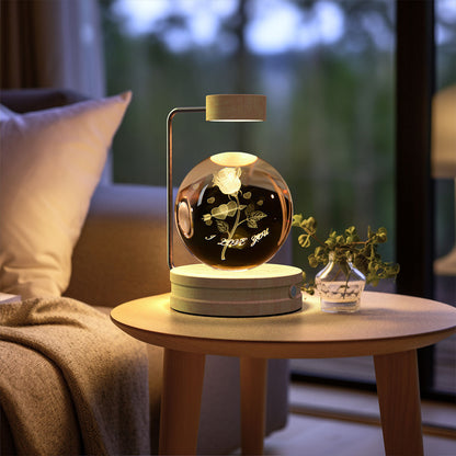 Crystal Ball Cosmic Night Lamp