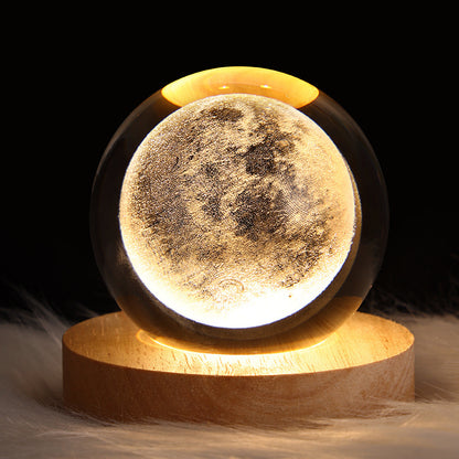 Luminous Crystal Ball Night Lamp