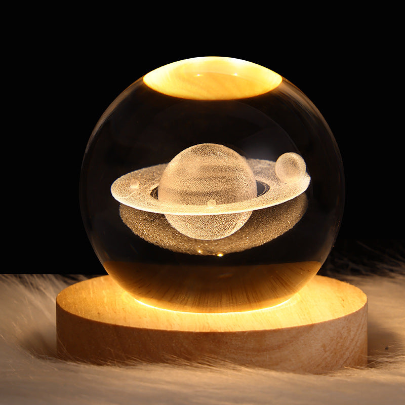 Luminous Crystal Ball Night Lamp