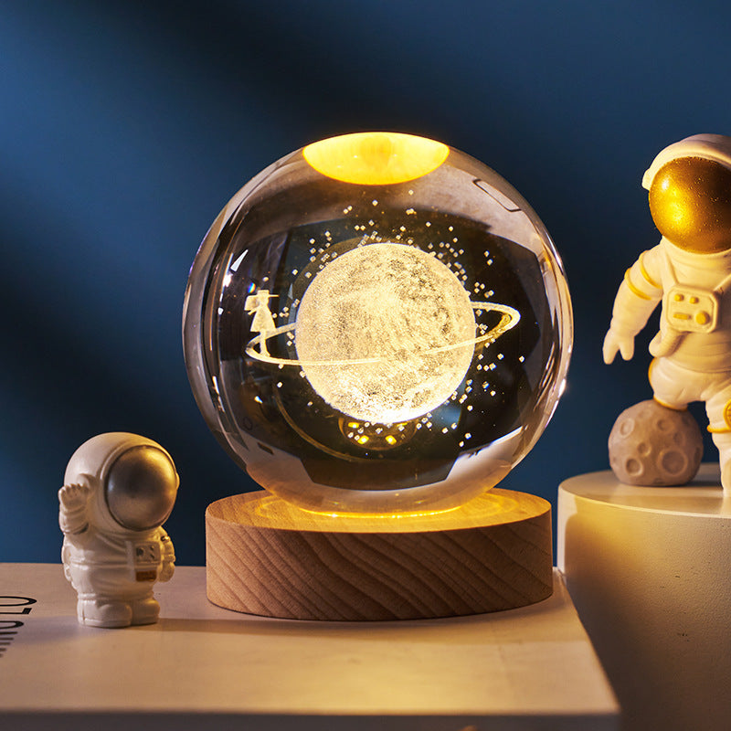 Luminous Crystal Ball Night Lamp