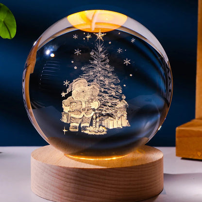 Luminous Crystal Ball Night Lamp